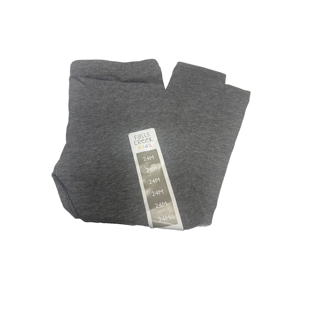 falls creek baby girls grey leggings size 24 months